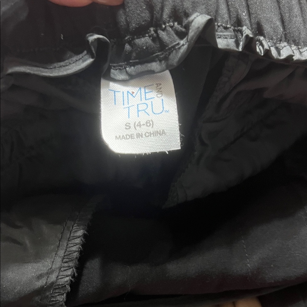 Time and Tru Elegant Black Outerwear pants